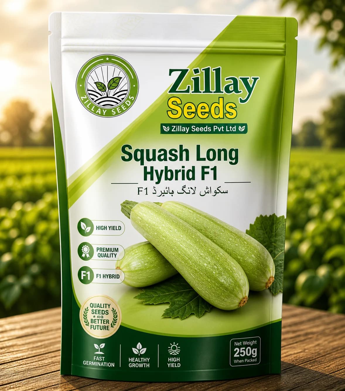 Hybrid Squash Seeds F1 seed product by Zillay Seeds Pvt Ltd